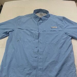 REALTREE Sky Blue Long Sleeve Shirt size Large